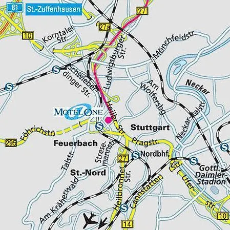 Hotel One Stuttgart-feuerbach Štutgart